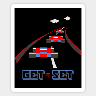 Get Set - Car Racing Magnet